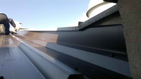 Roof trapezoidal sheet metal