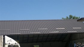 Roof trapezoidal sheet metal