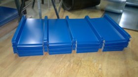 Roof trapezoidal sheet metal