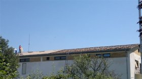 Roof trapezoidal sheet metal