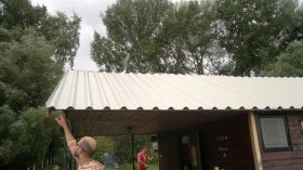 Roof trapezoidal sheet metal