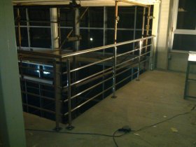Railings, stairs, gates Inox