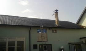 Metal tile roofing