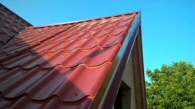Roof tile steel sheet