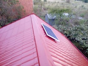 Tile metal roof