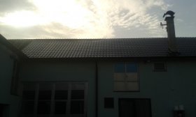 Steel tile roofing
