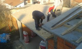 Roofing works