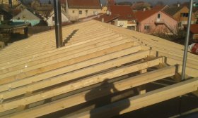 Roofing works