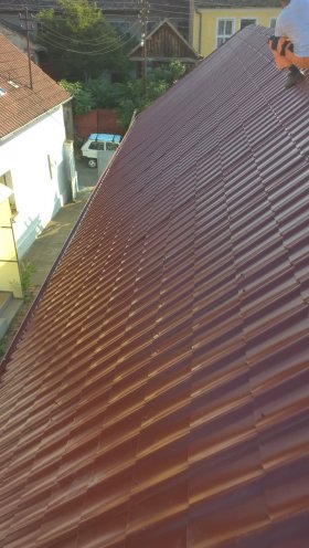 Roof steel tile
